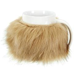 MUG FOURRURE AMOVIBLE CHATAIN