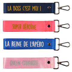 PORTE-CLES SANGLE ASSORTIS