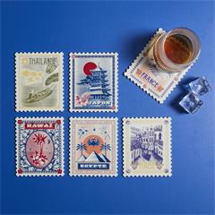 COFFRET 6 DESSOUS DE VERRE SWEET ESCAPE