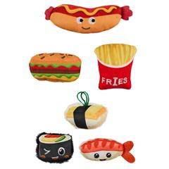 COFFRET JOUETS BURGER ET SUSHIS POUR CHAT ASSORM16