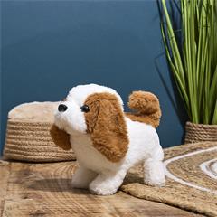 PELUCHE CROQUETTE LE CHIEN QUI MARCHE