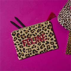 POCHETTES LEOPARD WILD ASSORTIES