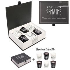 BOUGIE PARFUMEE X6 COFFRET HUMEUR H5CM M12